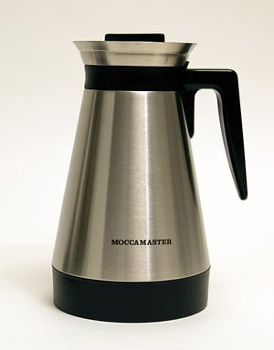 Moccamaster KBT 10-Cup Coffee Brewer with Thermal Carafe, Polished Silver